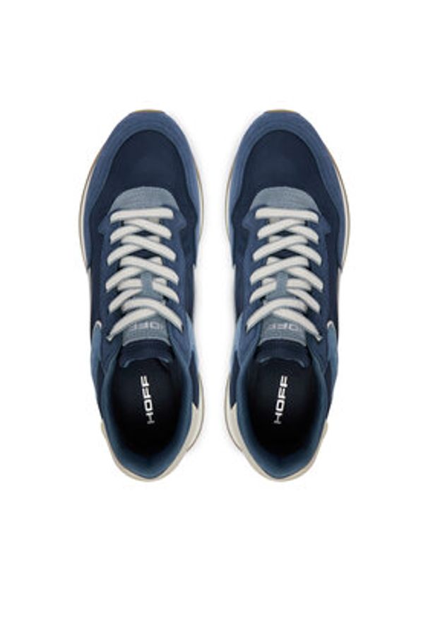 HOFF Sneakersy City 12602404 Granatowy. Kolor: niebieski. Materiał: zamsz, skóra