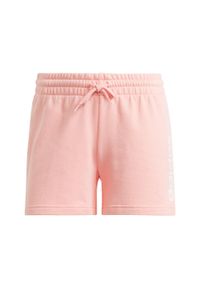 Adidas - Essentials Linear French Terry Shorts. Kolor: różowy