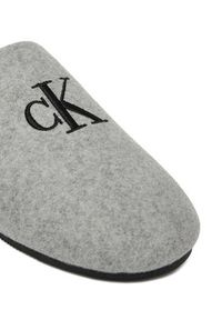 Calvin Klein Kapcie Home Slipper Mule HM0HM01931 Szary. Kolor: szary. Materiał: materiał