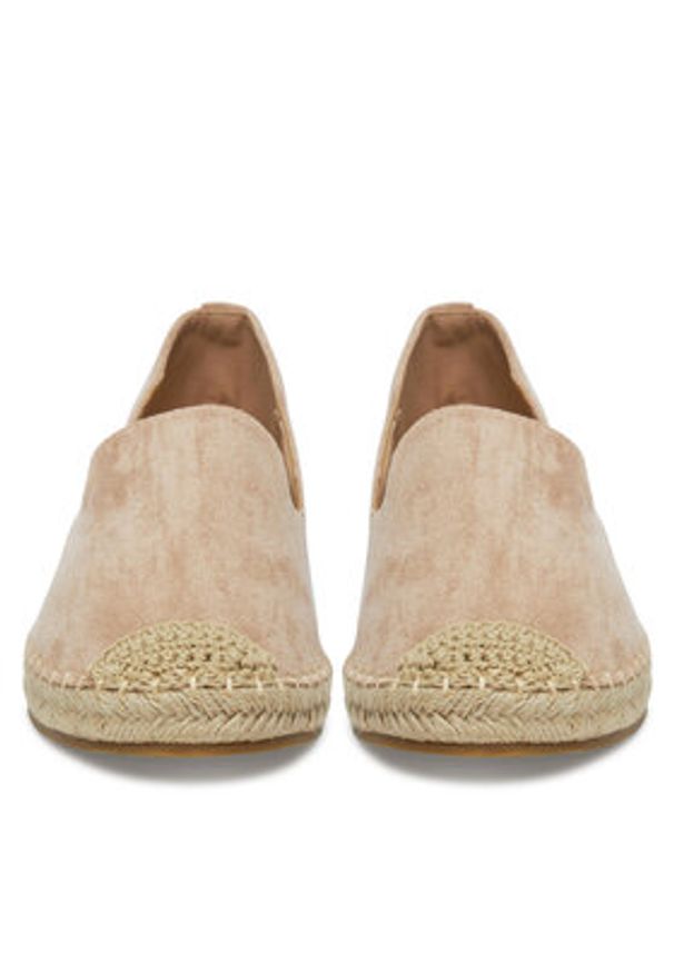DeeZee Espadryle RS07-18 Beżowy. Kolor: beżowy. Materiał: materiał