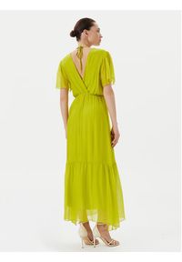 Haveone Sukienka letnia AFF-N006 Zielony Loose Fit. Kolor: zielony. Materiał: jedwab. Sezon: lato