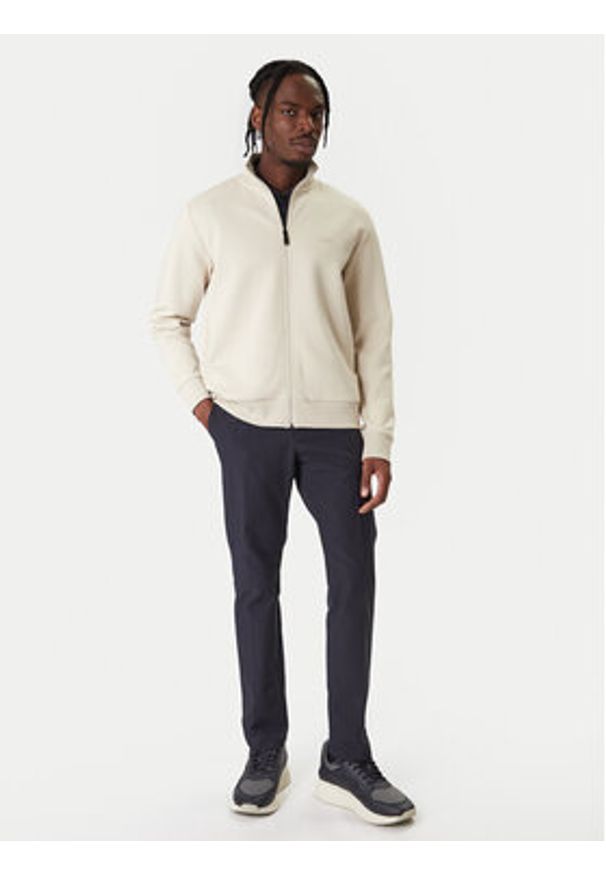 BOSS Bluza Skaz 50555496 Beżowy Regular Fit. Kolor: beżowy. Materiał: bawełna