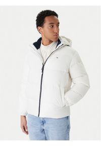 Tommy Jeans Kurtka puchowa Essential DM0DM19786 Biały Regular Fit. Kolor: biały. Materiał: syntetyk #1