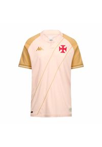 Kappa - Trzecia koszulka Vasco da Gama 2025/26. Kolor: wielokolorowy, żółty, beżowy. Sport: piłka nożna #1