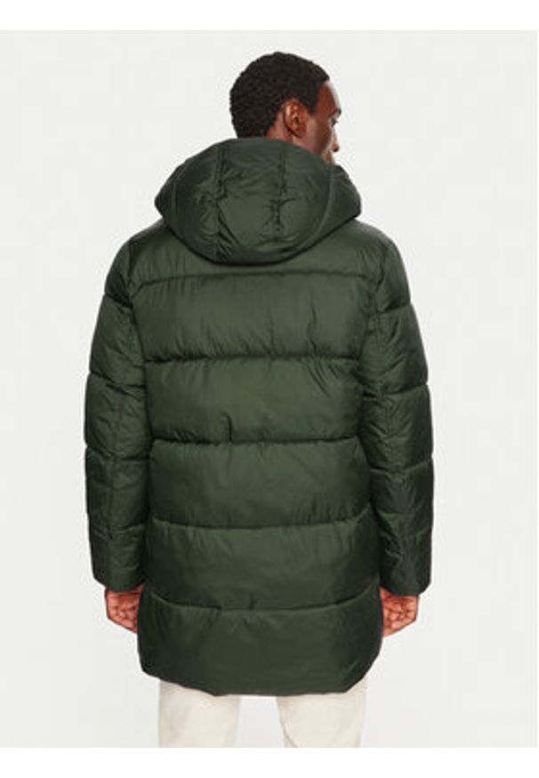 Calvin Klein Płaszcz zimowy K10K113465 Zielony Regular Fit. Kolor: zielony. Materiał: syntetyk. Sezon: zima