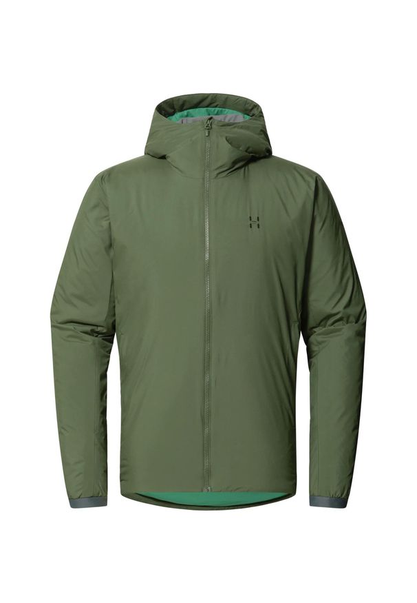 Haglöfs - Kurtka ocieplana męska Mimic Alert Hood. Kolor: zielony. Sport: turystyka piesza