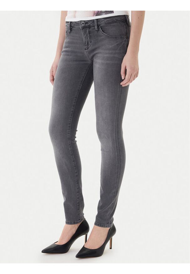 Guess Jeansy Annette W2YA99 D4PZ2 Szary Skinny Fit. Kolor: szary
