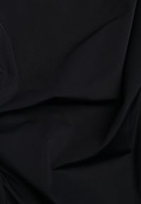 Born2be - Czarne Asymetryczne Body Ozdobione Marszczeniem Dinida. Okazja: na co dzień. Kolor: czarny. Materiał: jeans. Wzór: aplikacja. Styl: casual, klasyczny, elegancki #4