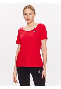 Le Coq Sportif T-Shirt 2310425 Różowy Regular Fit. Kolor: różowy. Materiał: bawełna #1