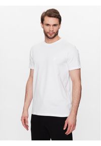 Trussardi Jeans - Trussardi T-Shirt 52T00715 Biały Regular Fit. Kolor: biały. Materiał: bawełna #1