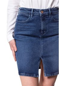 Wrangler - SPÓDNICA JEANSOWA WRANGLER MIDI PENCIL SKIRT SHADOW DANCES W2347096I. Materiał: jeans #9