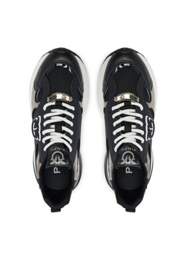 Pinko - PINKO Sneakersy Ariel 15 SS0067 E022 Czarny. Kolor: czarny. Materiał: skóra