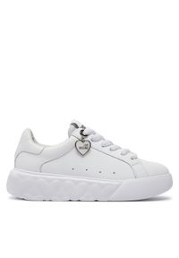 Love Moschino - LOVE MOSCHINO Sneakersy JA15564G0IIA0100 Biały. Kolor: biały