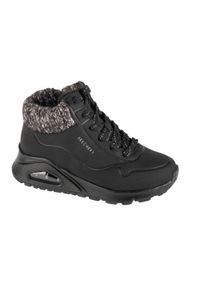 skechers - Buty zimowe dziewczęce, Uno Gen1 - Darling Daze. Kolor: czarny. Sezon: zima. Styl: sportowy