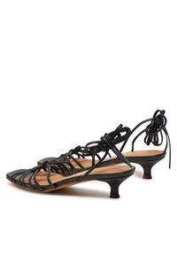 BALAGAN - Balagan Sandały Amfi Kitten Czarny. Kolor: czarny. Materiał: skóra #6