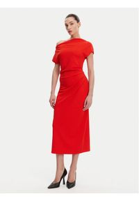 French Connection Sukienka koktajlowa 71YDO Czerwony Slim Fit. Kolor: czerwony. Materiał: syntetyk. Styl: wizytowy #1
