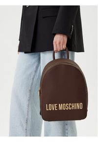 Love Moschino - LOVE MOSCHINO Plecak JC4193PP1NKD0301 Brązowy. Kolor: brązowy. Materiał: skóra #5