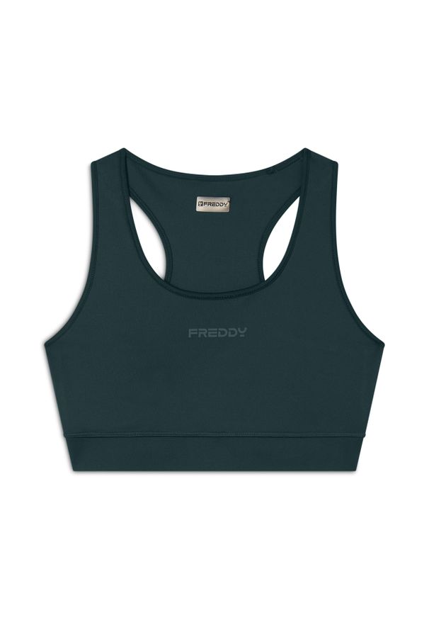 FREDDY - Biustonosz dla kobiet Freddy Active Matching Evolution. Kolor: niebieski, wielokolorowy, zielony. Sport: bieganie, fitness