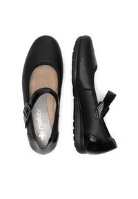Rieker Baleriny L9352-00 Czarny. Kolor: czarny. Materiał: skóra #4