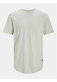 Jack & Jones - Jack&Jones T-Shirt Jjenoa 12113648 Szary Long Line Fit. Kolor: szary. Materiał: bawełna #6