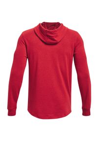 Bluza z kapturem Under Armour Rival Terry, Mężczyźni. Typ kołnierza: kaptur. Kolor: czerwony. Materiał: bawełna, materiał