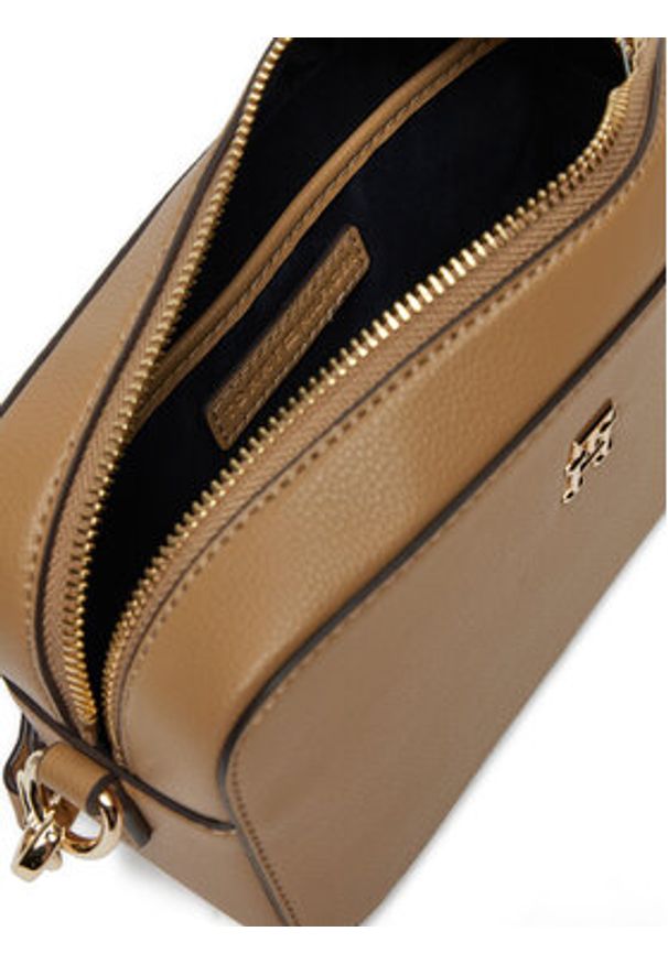 TOMMY HILFIGER - Tommy Hilfiger Torebka AW0AW16906 Beżowy. Kolor: beżowy. Materiał: skórzane