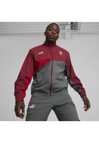 Puma - Kurtka z dresu Milan AC 2023/24. Kolor: czerwony. Materiał: dresówka. Sport: piłka nożna #2
