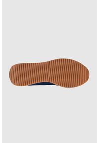 EA7 Emporio Armani - EA7 Niebieskie sneakersy z białą podeszwą, Rozmiar 45 1/3. Kolor: niebieski #3