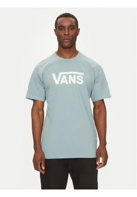 Vans T-Shirt Classic VN000GGG Niebieski Regular Fit. Kolor: niebieski. Materiał: bawełna