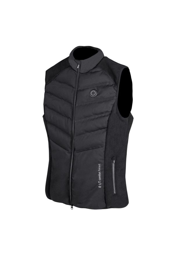 Kurtka jeździecka bez rękawów ELT Comfort Heat. Kolor: czarny. Materiał: puch. Długość rękawa: bez rękawów. Sezon: zima