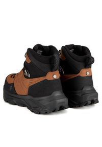 Hunter Trekkingi H1-061 Brązowy. Kolor: brązowy. Materiał: nubuk, skóra. Sport: turystyka piesza #7