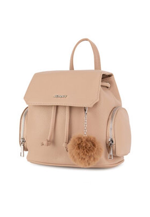 Jenny - JENNY Plecak JNY-M-002-07 Beżowy. Kolor: beżowy