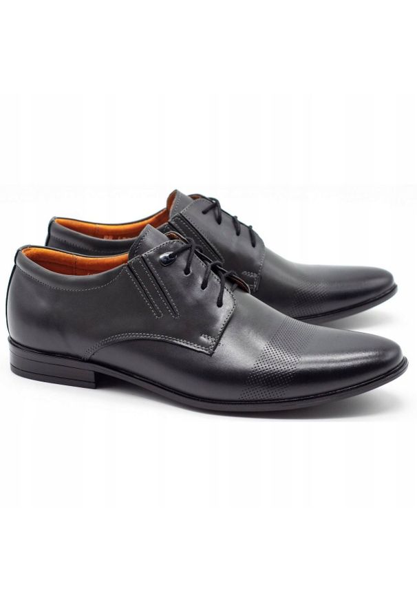 Olivier Buty wizytowe 481 popiel szare. Kolor: szary. Materiał: jeans, skóra, materiał. Obcas: na obcasie. Styl: wizytowy. Wysokość obcasa: średni