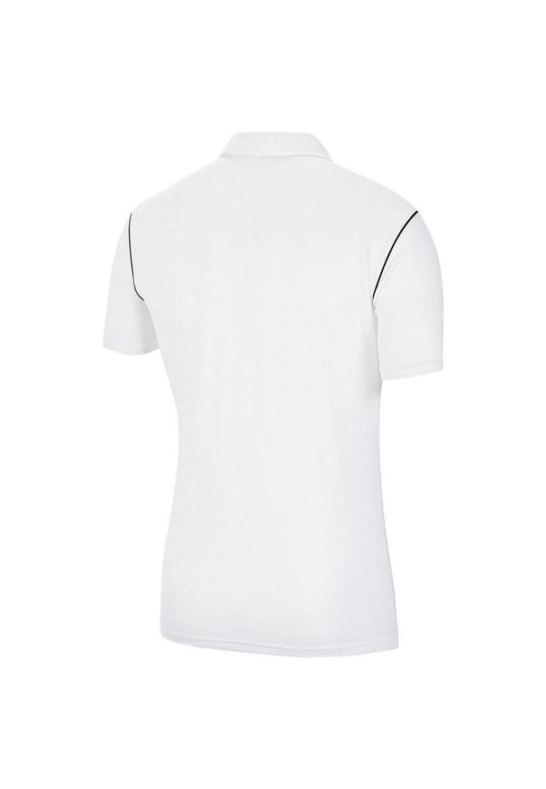 Nike - Męska Koszulka Polo Park 20. Typ kołnierza: polo. Kolor: biały