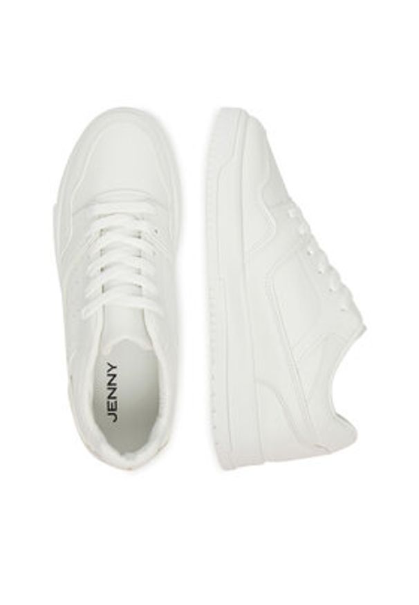 Jenny - JENNY Sneakersy TS5375-06 Biały. Kolor: biały. Materiał: materiał, syntetyk
