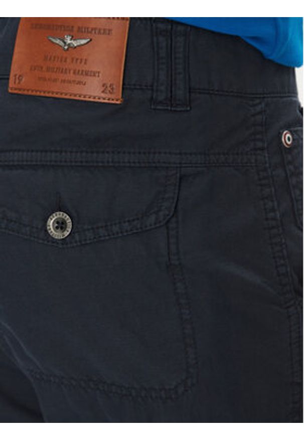 Aeronautica Militare Spodnie materiałowe 251PA1662CT3526 Granatowy Regular Fit. Kolor: niebieski. Materiał: bawełna
