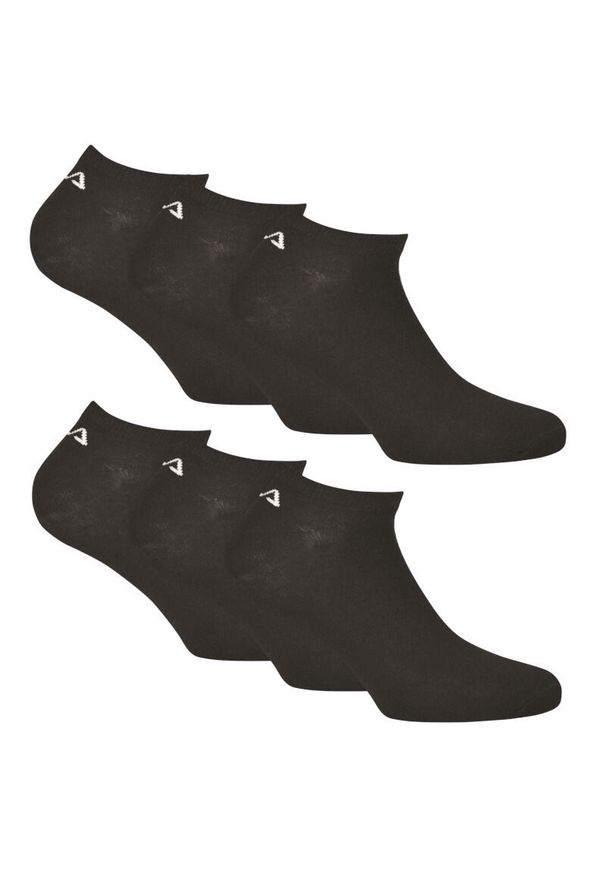 Fila - Invisilbe Plain Socks 6Pack. Kolor: czarny