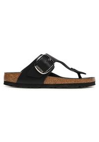 Birkenstock Japonki Gizeh Big Buckle 1018776 Czarny. Kolor: czarny. Materiał: skóra #7