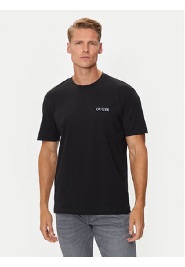 Guess Komplet t-shirtów U4YG52 KCAM1 Czarny Regular Fit. Kolor: czarny. Materiał: bawełna