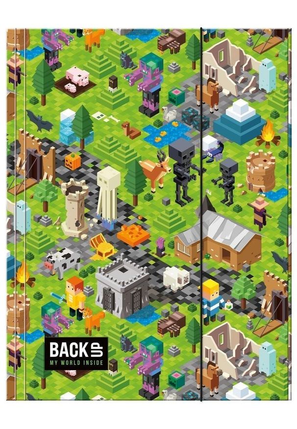 Derform Teczka z gumką A4 BackUp Game DERFORM