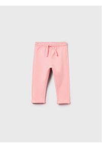 OVS Spodnie dresowe 1597951 Różowy Regular Fit. Kolor: różowy. Materiał: bawełna