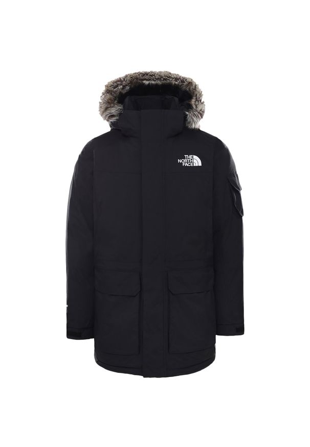 Kurtka turystyczna zimowa męska The North Face M Recycled Mcmurdo Parka. Kolor: czarny. Sezon: zima