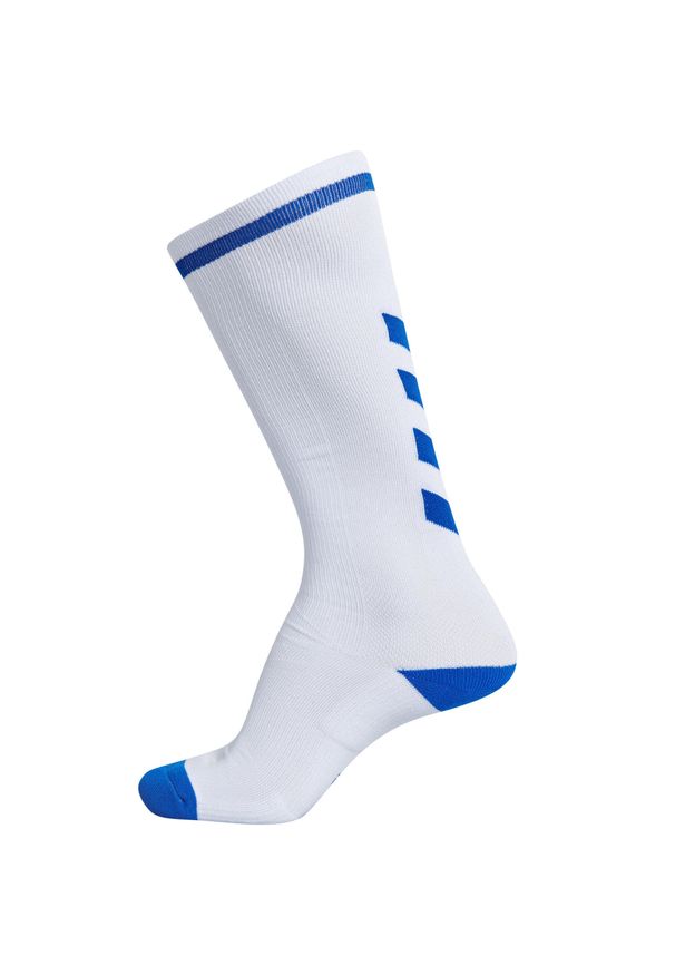 Skarpety sportowe dla dorosłych Hummel Elite Indoor Sock High. Kolor: biały, wielokolorowy, niebieski