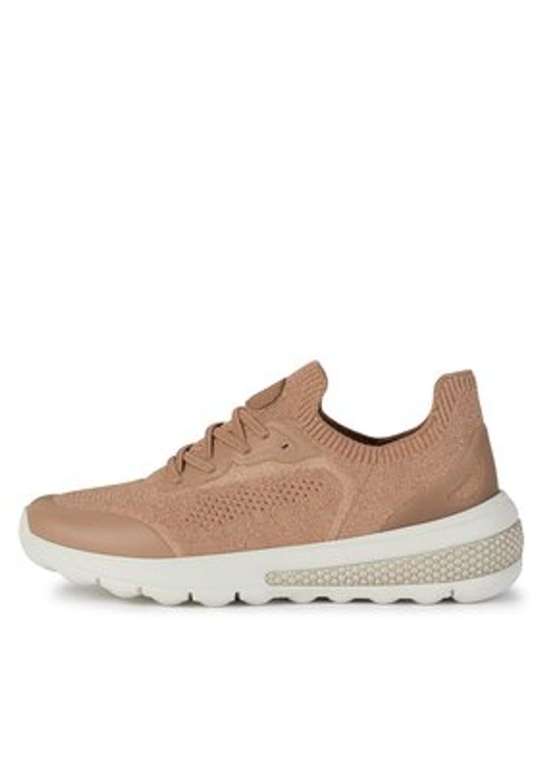 Geox Sneakersy D Spherica Actif D45THC 07Q7Z C8191 Beżowy. Kolor: beżowy. Materiał: mesh, materiał
