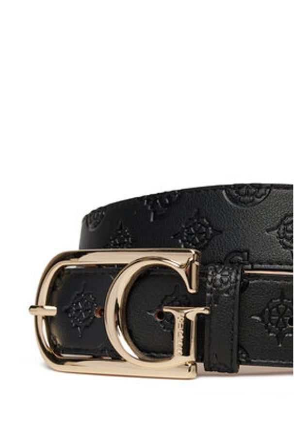 Guess Pasek Damski BW9227 P5235 Czarny. Kolor: czarny. Materiał: skóra