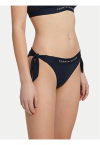 TOMMY HILFIGER - Tommy Hilfiger Dół od bikini UW0UW06362 Granatowy. Kolor: niebieski. Materiał: syntetyk #1