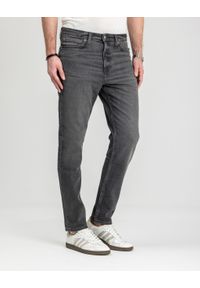 Lee - MĘSKIE SPODNIE JEANSOWE LEE AUSTIN DARK SMOKE 112355803. Okazja: na co dzień. Styl: elegancki, casual, klasyczny #8