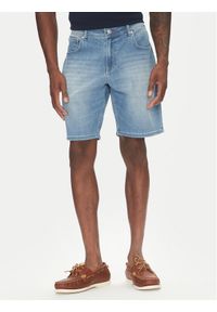 Hechter Paris Szorty jeansowe 26655 151362 Niebieski Regular Fit. Kolor: niebieski. Materiał: bawełna
