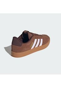 Adidas - adidas Sneakersy Vl Court 3.0 Shoes KI2102 Brązowy. Kolor: brązowy. Materiał: zamsz, skóra #4