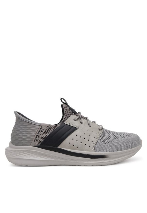 skechers - Skechers Sneakersy Slade-Ocon 210811/GRY Szary. Kolor: szary. Materiał: materiał